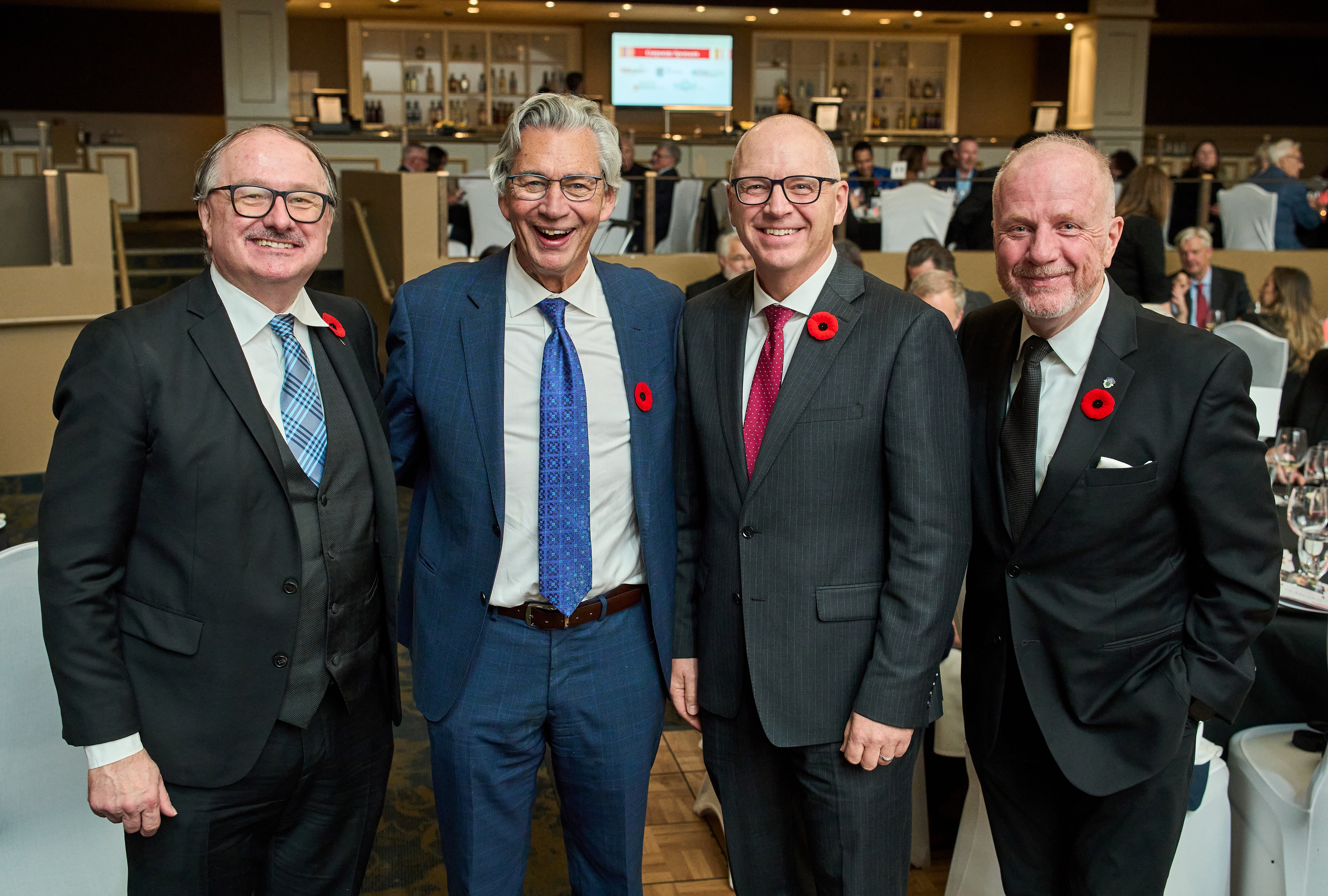 L to R: Richard Cloutier, Gary Doer, Scott Gillingham, Kenny Boyce